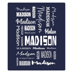 Personalized Name Gift - Two Sides Premium Plush Fleece Blanket (Small)