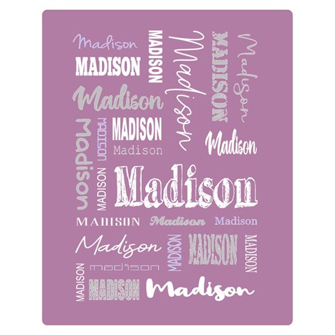 Personalized Name Gift By Wanni 60 x50  Blanket Front
