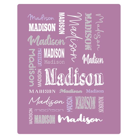 Personalized Name Gift By Wanni 60 x50  Blanket Front