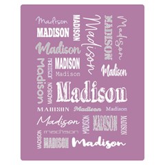 Personalized Name Gift (5 styles) - Two Sides Premium Plush Fleece Blanket (Medium)