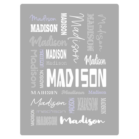 Personalized Name Gift By Wanni 40 x30  Blanket Front