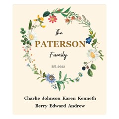 Personalized Family Blanket