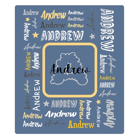 Personalized Name Blanket By Joe 50 x40  Blanket Front