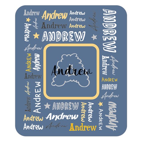 Personalized Name Blanket By Joe 50 x40  Blanket Front