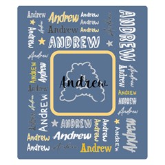 Personalized Name Blanket - Two Sides Premium Plush Fleece Blanket (Small)