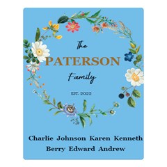 Personalized Family Blanket