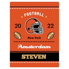 Personalized Football Blanket