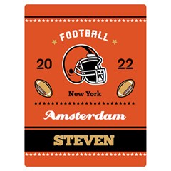 Personalized Football blanket - Two Sides Premium Plush Fleece Blanket (Extra Small)