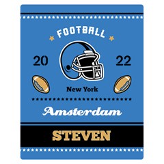 Personalized Football Blanket