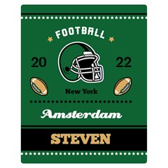 Personalized Football blanket - Premium Plush Fleece Blanket (Medium)