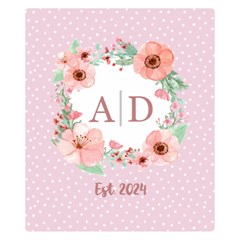 Personalized Name Flowers Wedding Gift