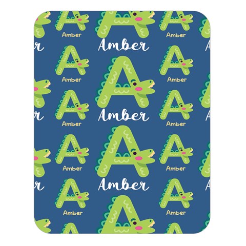 Personalized Alphabet Name By Joe 80 x60  Blanket Front