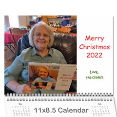 Christmas 2022 calendar - Wall Calendar 11  x 8.5  (12-Months)