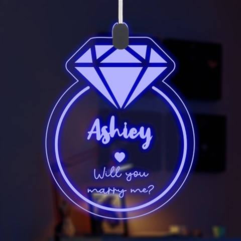 Personalized Name Diamond Ring By Wanni Front