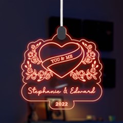 Personalized Couple Name - LED Acrylic Ornament