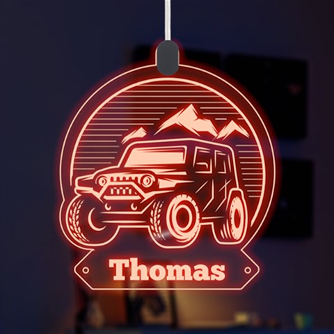 Personalized Name Off Road Car By Wanni Front