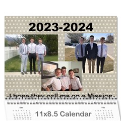 Grants Calendar - Wall Calendar 11  x 8.5  (18 Months)