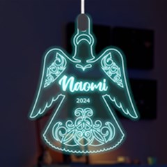 Personalized Name Angel - LED Acrylic Ornament