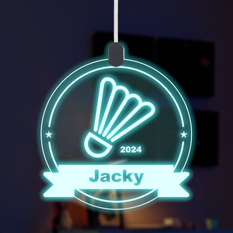 Personalized Sport Theme Badminton By Oneson Front