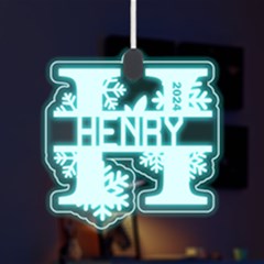 Personalized Alphabet H Name - LED Acrylic Ornament