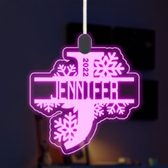Personalized Alphabet J Name - LED Acrylic Ornament