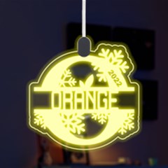 Personalized Alphabet O Name - LED Acrylic Ornament