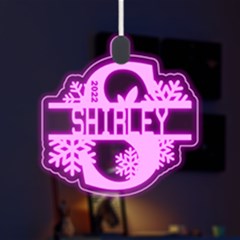 Personalized Alphabet S Name - LED Acrylic Ornament