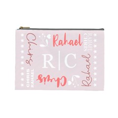 Personalized Name Wedding Family Love (7 styles) - Cosmetic Bag (Large)