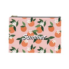 Personalized tropical polka plants - Cosmetic Bag (Large)