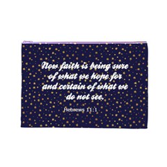  Personalized Pattern Seamless Gold Stars (7 styles) - Cosmetic Bag (Large)