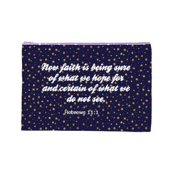  Personalized Pattern Seamless Gold Stars (7 styles) - Cosmetic Bag (Large)