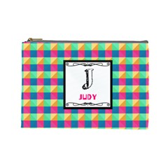 Personalized  Name Classic Colorful - Cosmetic Bag (Large)