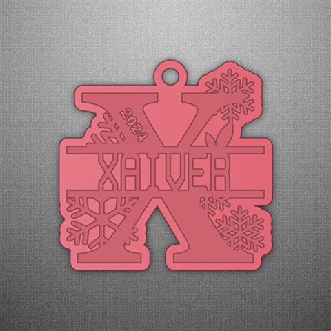 Personalized Alphabet X Name By Joe Front