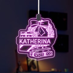 Personalized Xmax Box - LED Acrylic Ornament