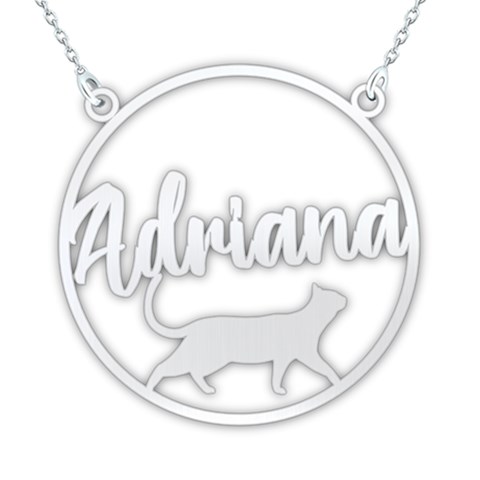 Personalized Name Walking Cat By Wanni Front