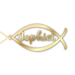 Personalized Name Fish Ichthus
