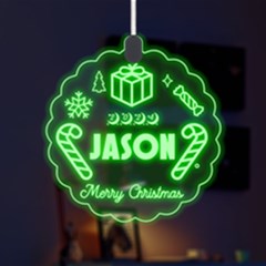 Personalized Xmas Sign - LED Acrylic Ornament