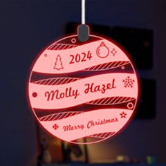 Personalized Xmas Ball - LED Acrylic Ornament