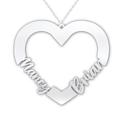 Personalized Heart Love Couple Name