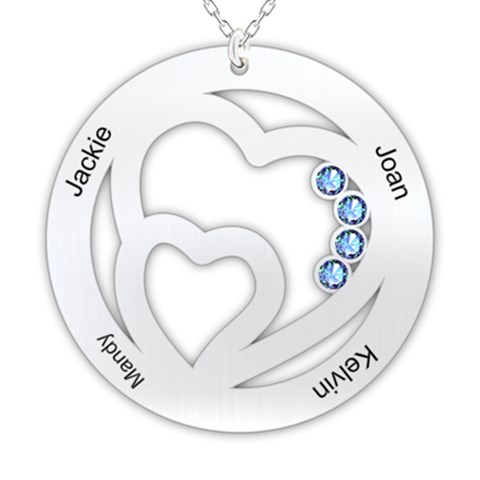 Personalized Family Heart By Oneson Front