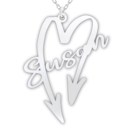 Personalized Drawn Heart By Oneson Front