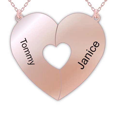 Personalized 2in1 Heart By Oneson Front