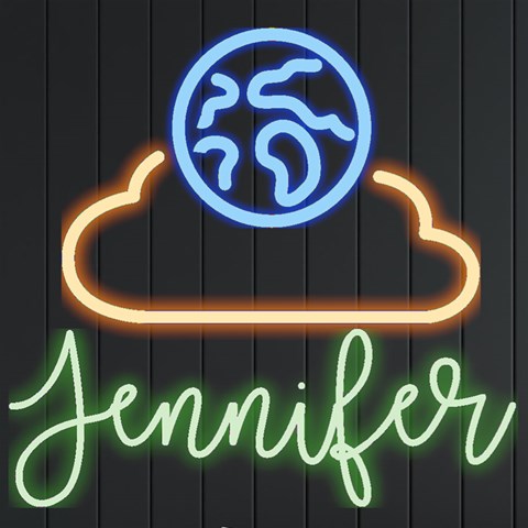 Personalized Earth Name By Joe Front