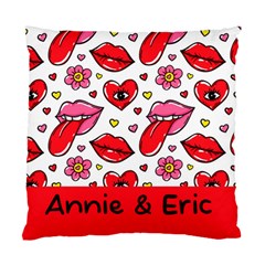 Personlized Hearts Pattern - Standard Cushion Case (One Side)