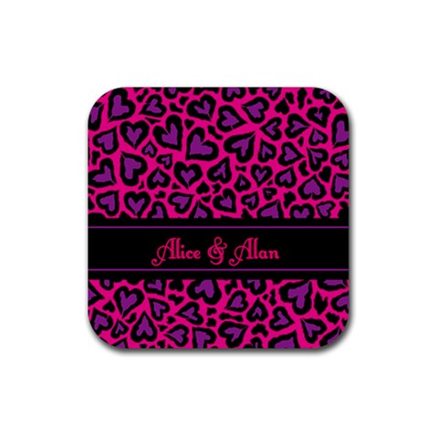 Personlized Pink Leopard Skin Pattern By Anita Kwok Front