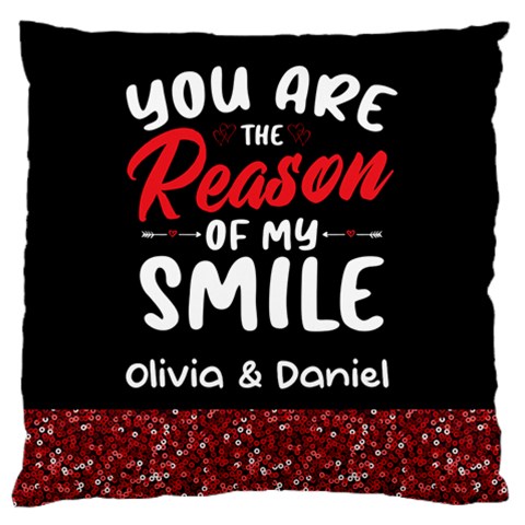 Personalized Digital Printed Red Sequins By Anita Kwok Front