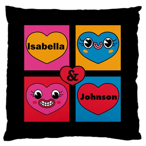 Personlized Smiling Heart Face By Anita Front