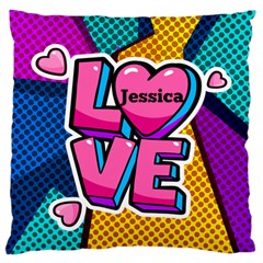 Personalized Love - Large Cushion Case (One Side)