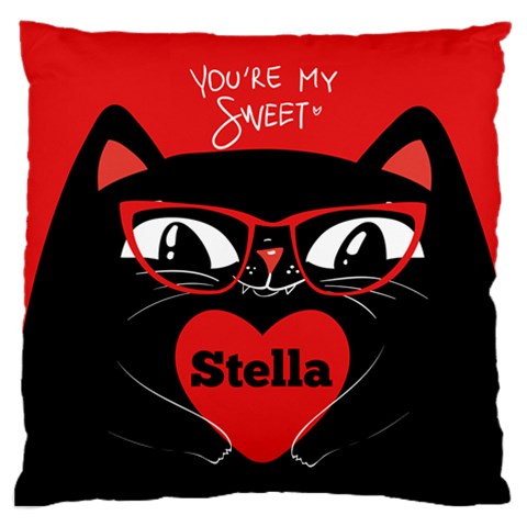Personalized Valentine Cat By Anita Front