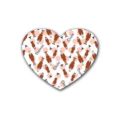 Fashion Couple - Rubber Coaster (Heart)